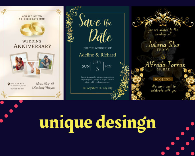 Fast hot sale custom invitations