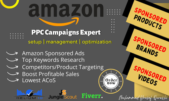 setup and manage amazon PPC campaigns, a to z amazon services