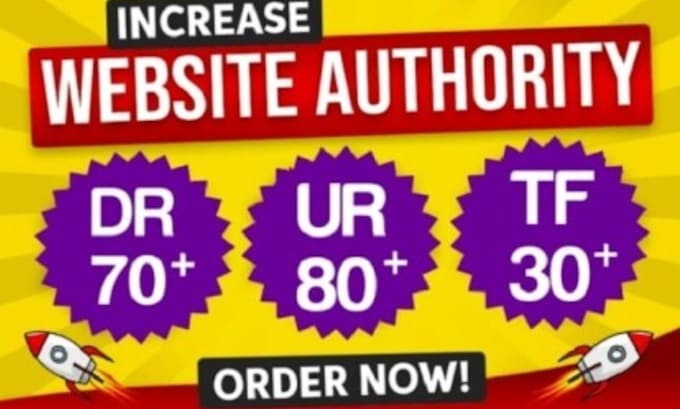 increase DR domain rating with SEO backlink