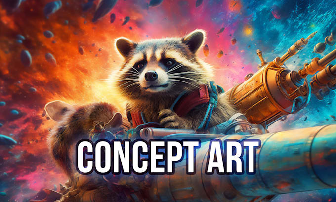 Top 5! I will do concept digital ai art with midjourney based on your idea  for $35