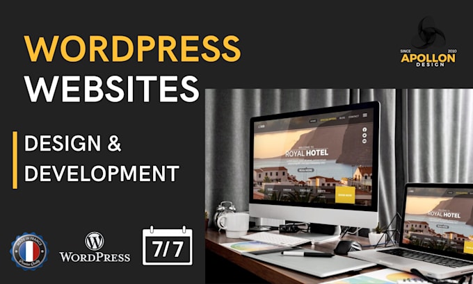 build responsive wordpress website design with SEO