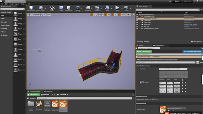 do procedual content generation in houdini