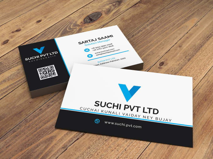 Make a business card by Sartajhussai474 Fiverr