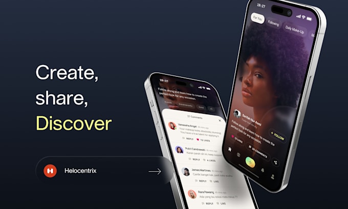 create product design UI UX app and prototype