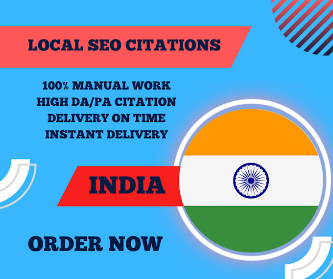 do live 350 india local SEO citations and directory submission