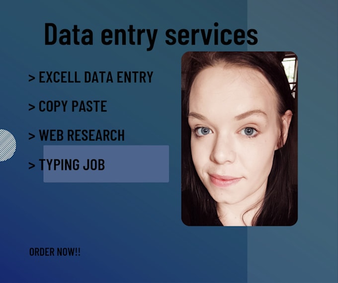 Do any data entry and copy paste work by Marlene90 | Fiverr