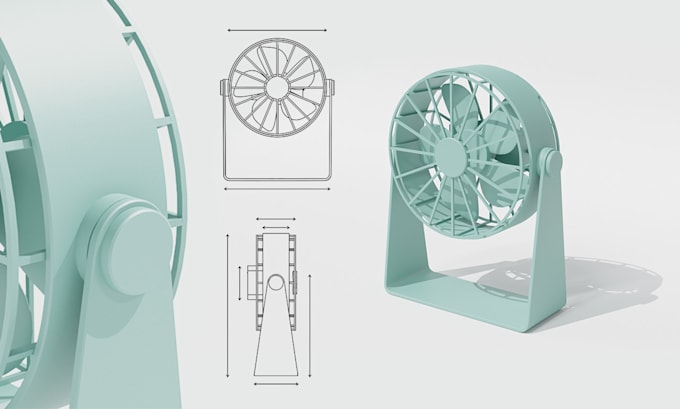 3d modeling and techincal drawing product designs