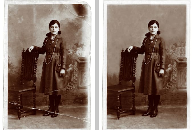 restore your old or damaged photos