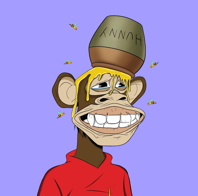 Create nft ape character design by Alysh1designs Fiverr