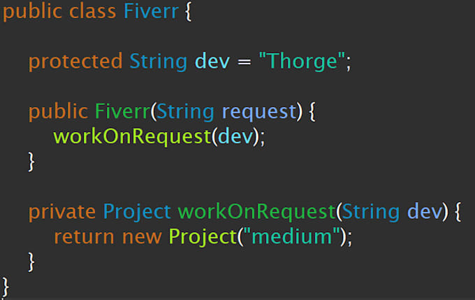 Code you small to midsize projects in java by Tochejoche | Fiverr