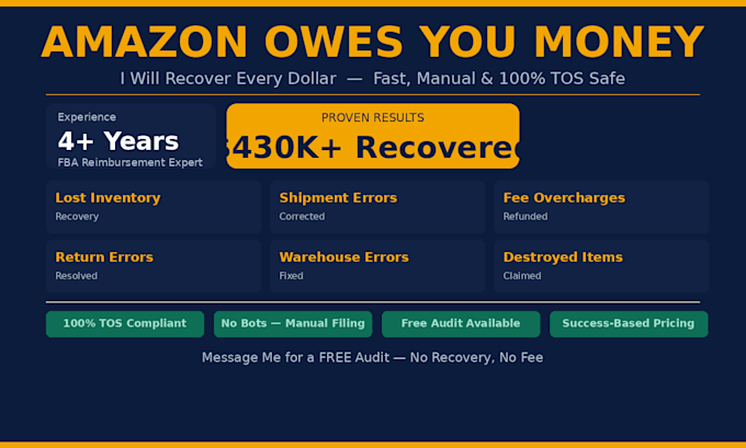 recover your lost amazon fba reimbursements fast and professionally