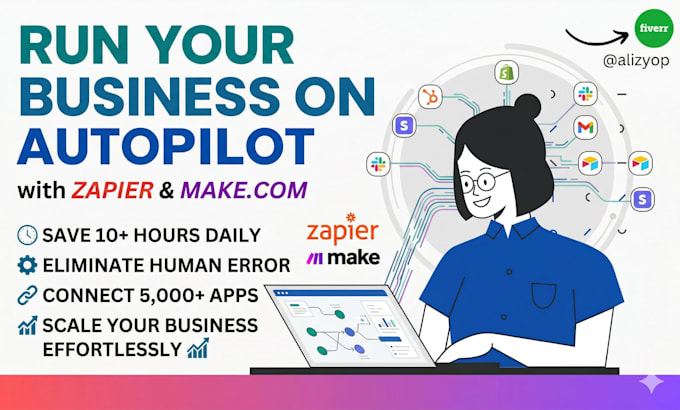 be your zapier and make automation expert