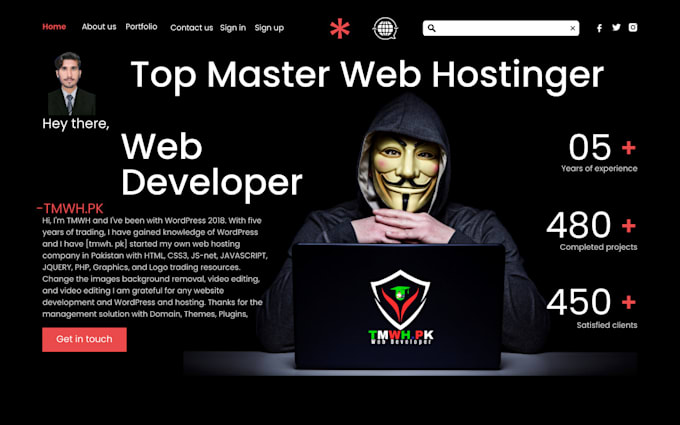 create a stunning wordpress website for you