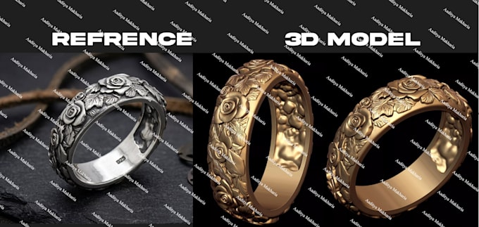 create a heavily customized gents signet for you