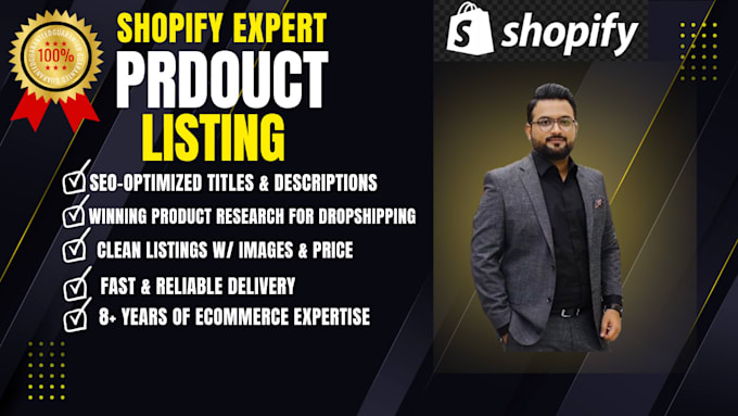 add products to shopify with SEO optimization