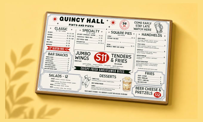 do canva editable restaurant food menu design, digital menu and food flyers