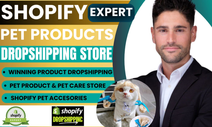 Build pet shopify store dog website pet care pet products