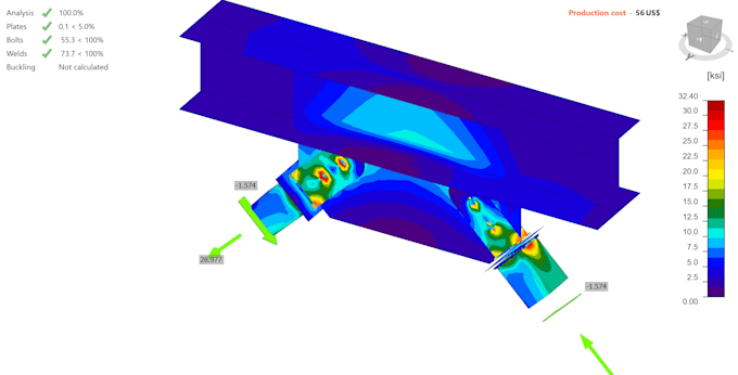 do steel connection design and analysis using idea statica