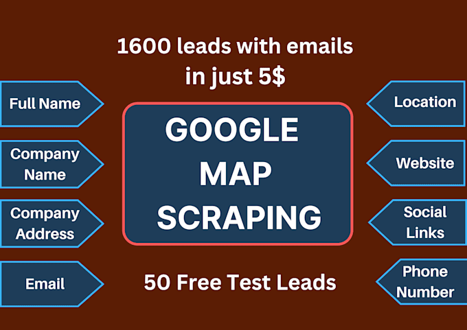 do google map data scrapping for target locations