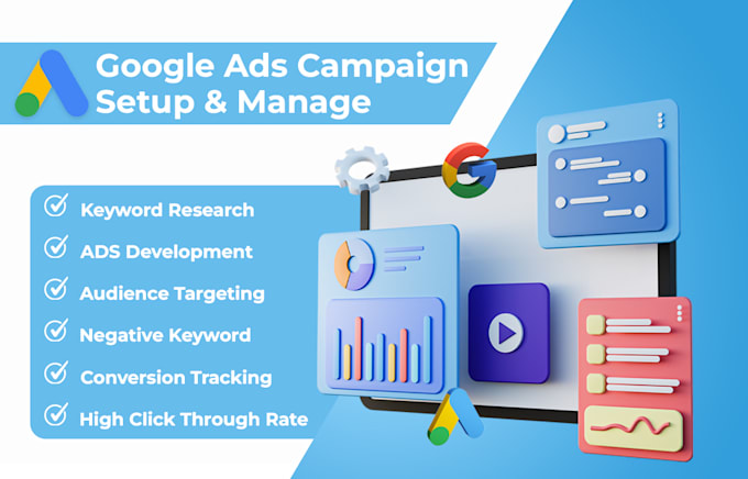 Optimize google ads adwords ppc campaigns and manage meta facebook