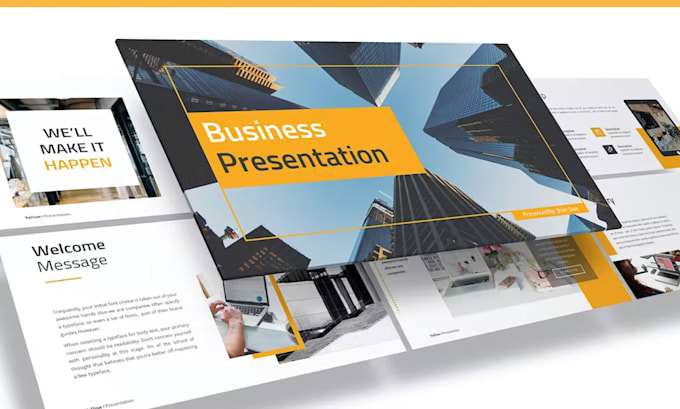 create modern powerpoint presentation design professionally