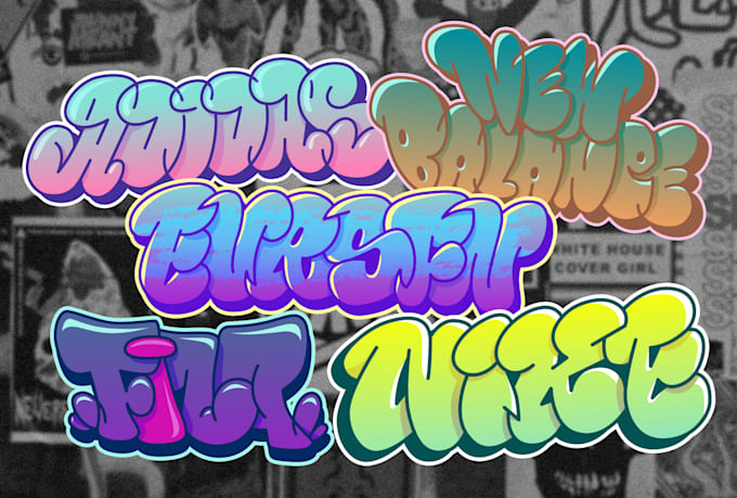 graffiti throw up with style