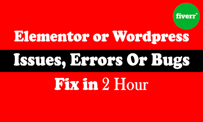 fix wordpress issues, elementor pro, divi bugs, fix website divi