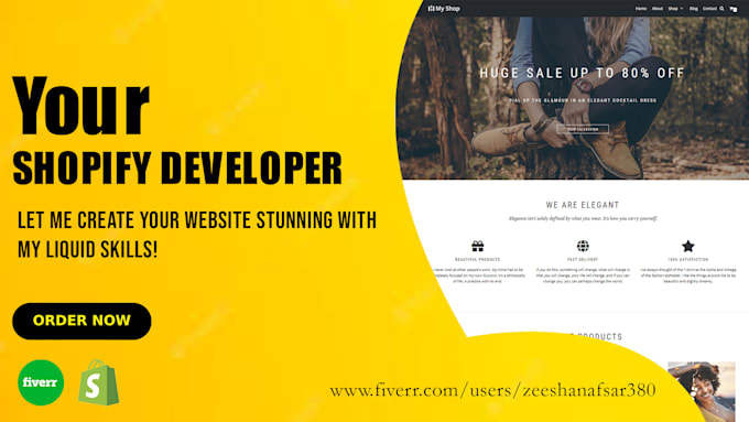 be your shopify liquid developer, customize shopify theme and optimize speed