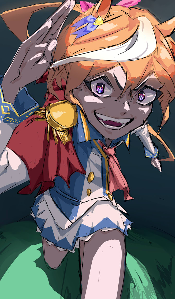 draw special anime illustration for you