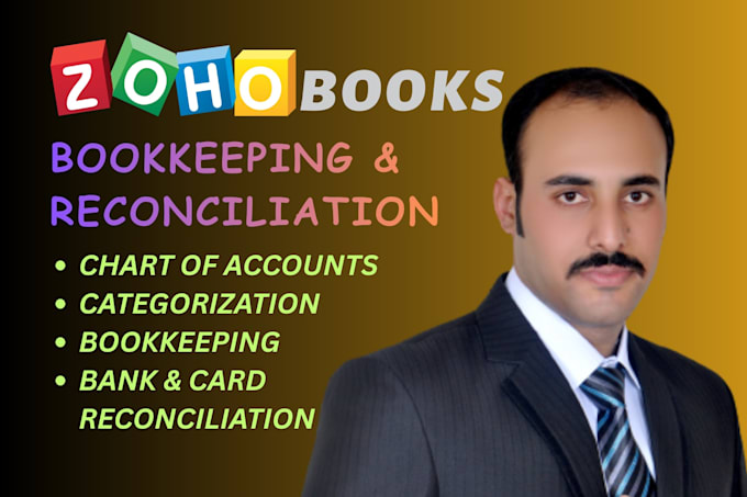 do zoho books bookkeeping, bank reconciliation and monthly bookkeeping