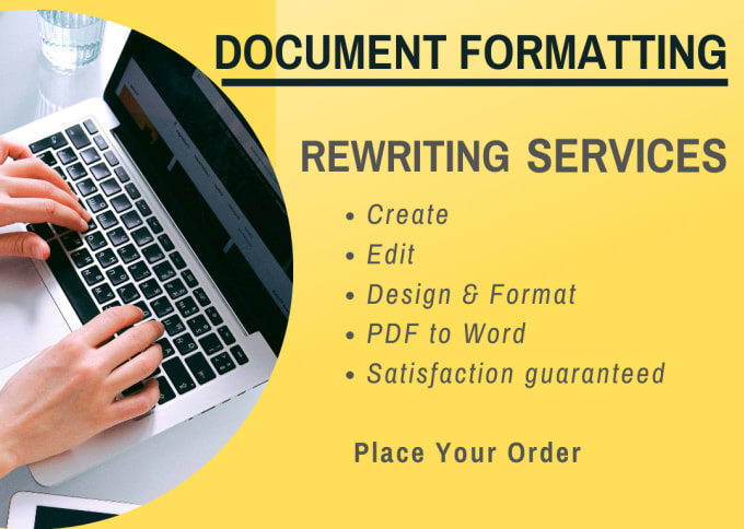 Format Redesign Edit And Type Microsoft Word Document By Ahmadlatif
