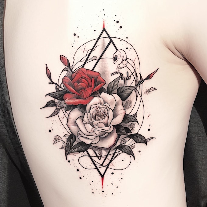 Crea un disegno del tatuaggio personalizzato da un vero tatuatore