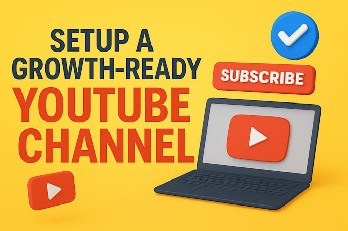 create and setup youtube channel