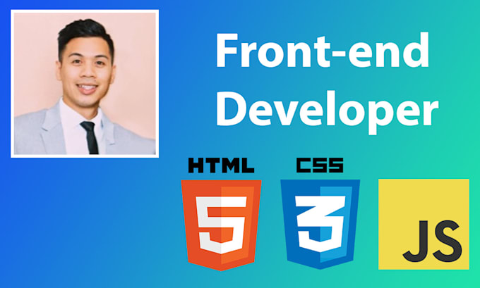 Be your frontend web developer using html, css, javascript by ...