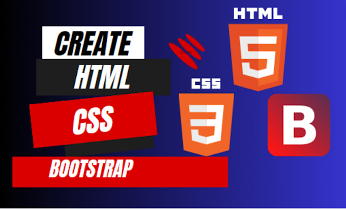 Create a webdesign using html css and bootstrap by Zubairmushta170 | Fiverr