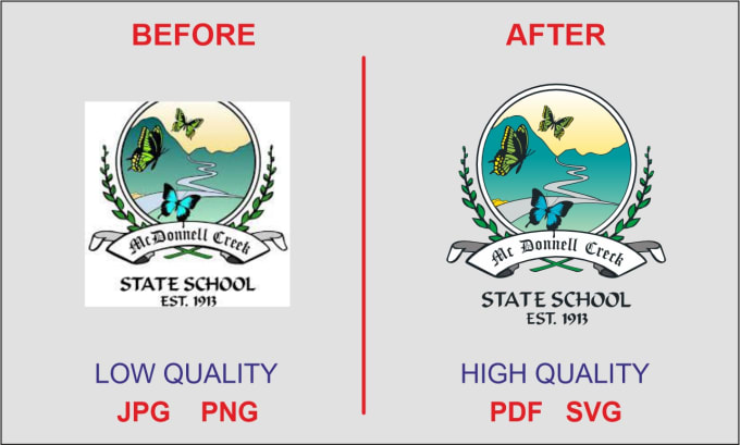 Vectorization Of Your Low Quality Logo To High Quality Vector Files Vectorization Of Your Low Quality Logo To High Quality Vector Files