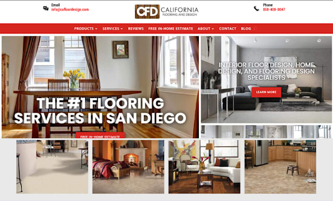 design flooring website tile website construction website