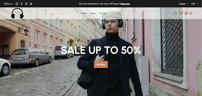 create professional shopify store fully customized with SEO