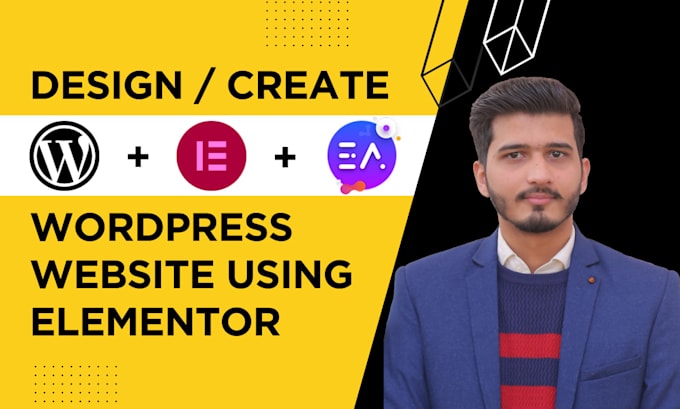 design, and create a wordpress website using elementor page builder