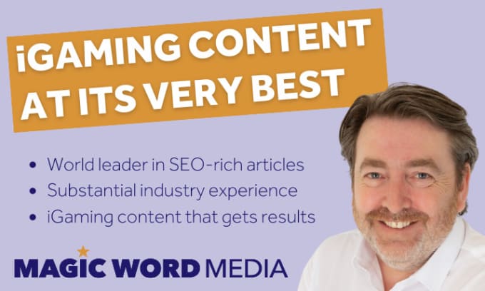 I will write SEO optimised igaming content for your website