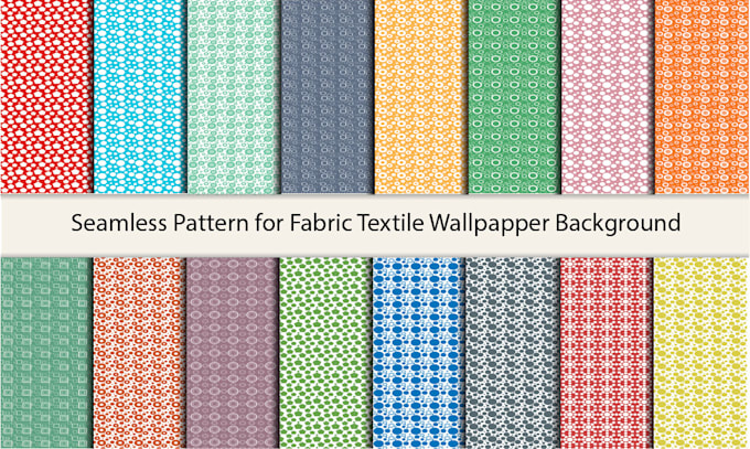 design unique seamless patterns, textile prints, and packaging