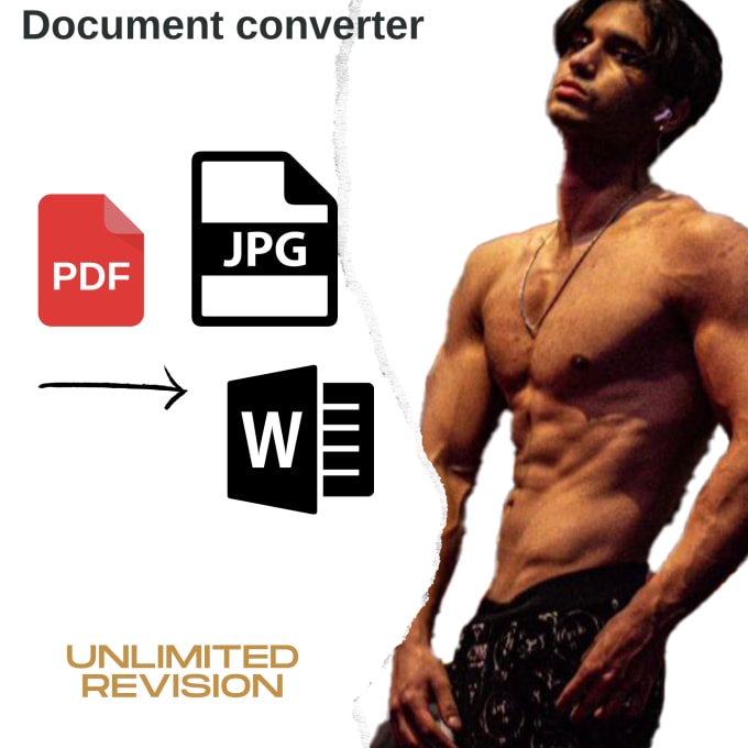 convert PDF to word or text from images pictures in word