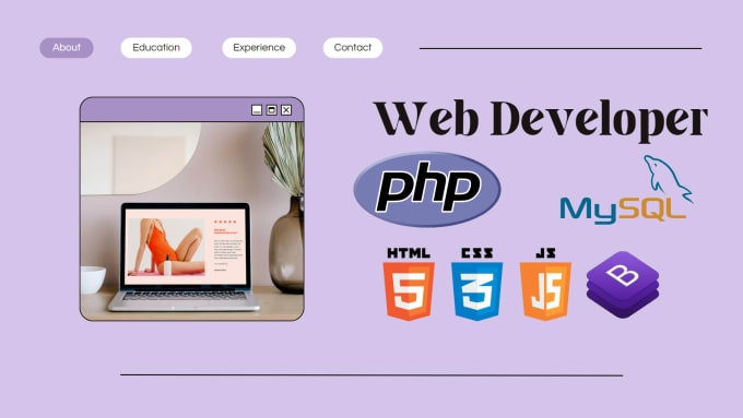 Develop modern php responsive websites by Abdurehmann | Fiverr