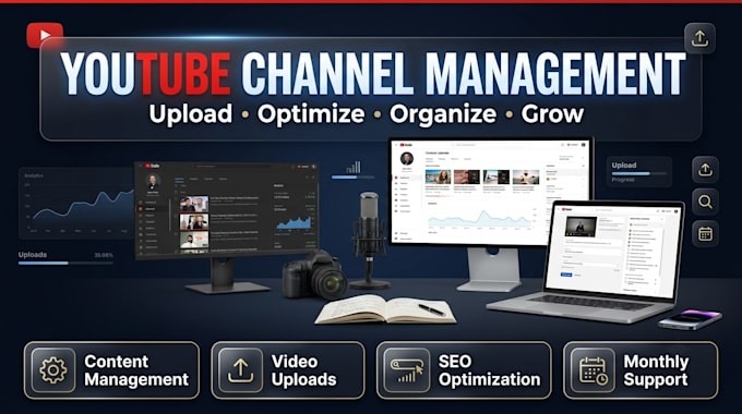 be your professional youtube channel manager
