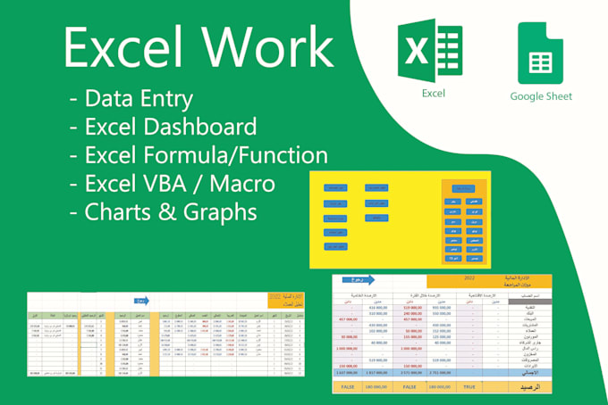 do excel, google spreadsheet formatting and macro, vba, formulas