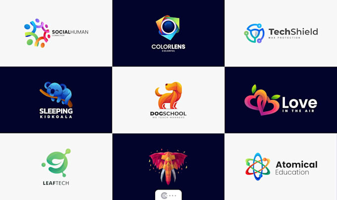 3 créations de logo minimalistes modernes 24 heures