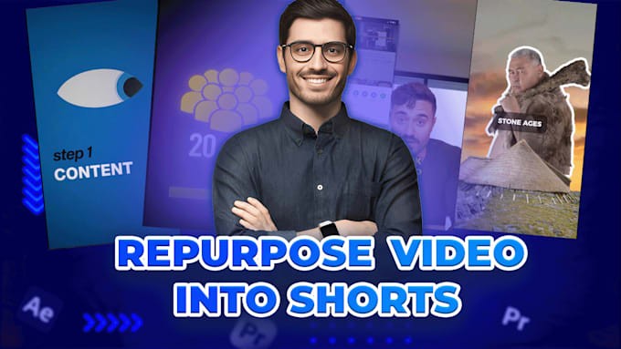 repurpose and edit your long video content into short form content or clips