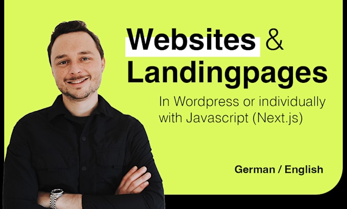 create a website for you with wordpress or javascript