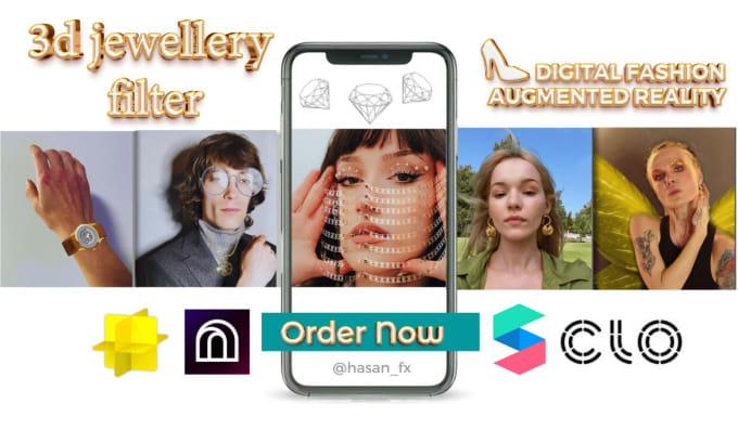 créer un filtre de bijoux 3d pour vous