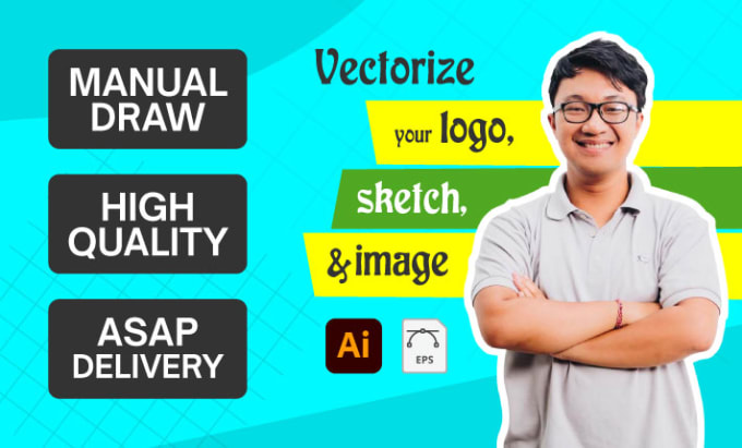 remake logo, edit, resize and convert image to vector